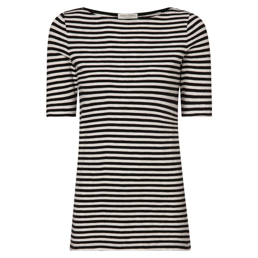 Marc O'Polo T-shirt damski Kobiety Bawełna czarny w paski ze sklepu vangraaf w kategorii Bluzki damskie - zdjęcie 156270467