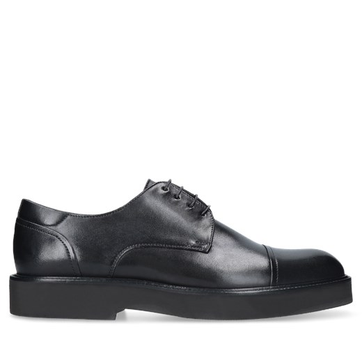 Czarne derby Elon, Conhpol, CE6351-01, Konopka Shoes Conhpol 42 Konopka Shoes