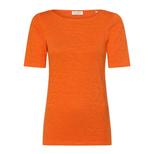 Marc O'Polo T-shirt damski Kobiety Bawełna pomarańczowy jednolity XL promocyjna cena vangraaf