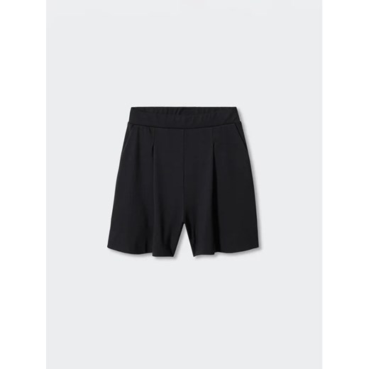 Mango Szorty materiałowe Paco 47065881 Czarny Relaxed Fit Mango S MODIVO