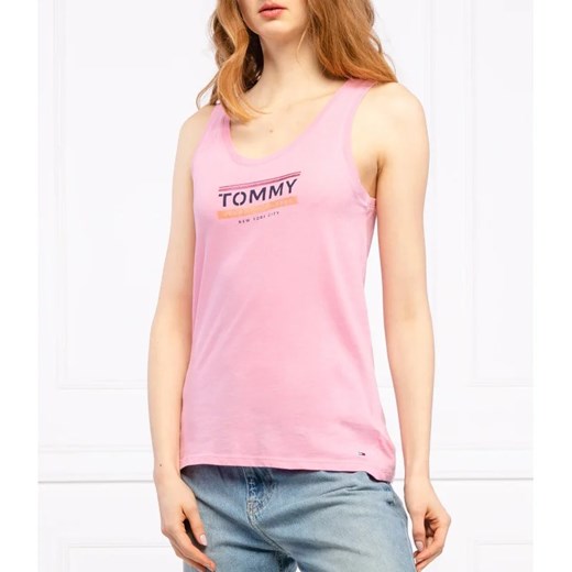 Tommy Jeans Top | Regular Fit Tommy Jeans XS okazja Gomez Fashion Store