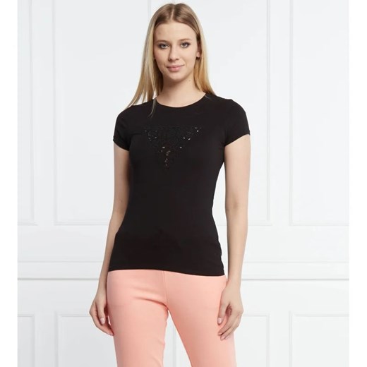 GUESS JEANS T-shirt EYELET | Slim Fit XS promocyjna cena Gomez Fashion Store