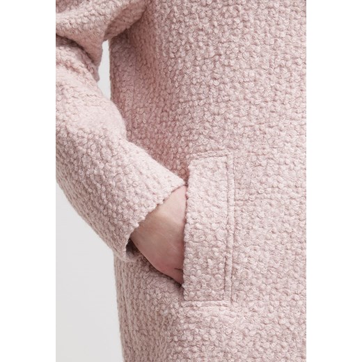 New Look Krótki płaszcz shell pink zalando bezowy guziki