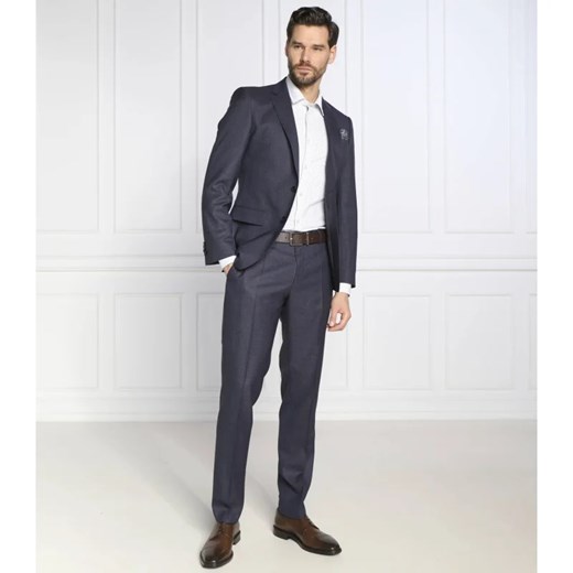 BOSS Wełniany garnitur Huge | Slim Fit 52 promocyjna cena Gomez Fashion Store