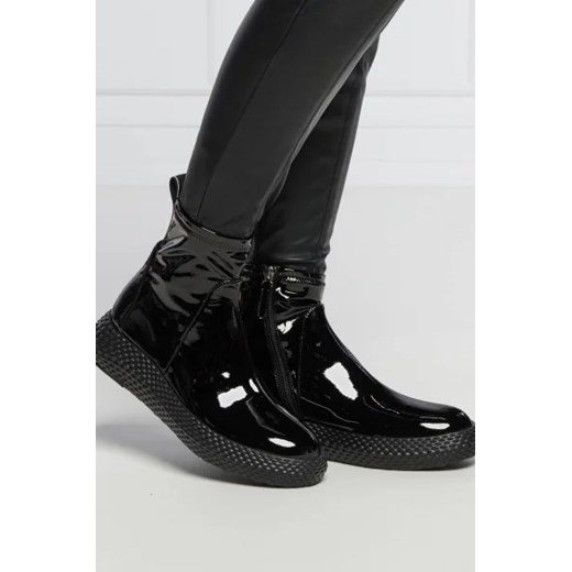 Emporio Armani Sneakersy | z dodatkiem skóry Emporio Armani 38,5 okazyjna cena Gomez Fashion Store