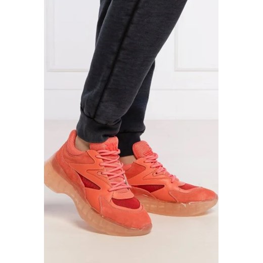 Pinko Sneakersy RUBINO 6 | z dodatkiem skóry Pinko 38 promocyjna cena Gomez Fashion Store