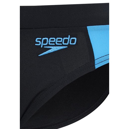 Speedo MONOGRAM SPLICE Kąpielówki black/blue zalando czarny materiałowe