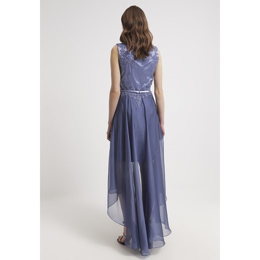 Luxuar Fashion Suknia balowa graublau zalando fioletowy bez wzorów/nadruków