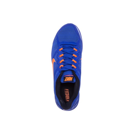 Nike Performance DUAL FUSION RUN 3 Obuwie do biegania Amortyzacja lyon blue/total orange/black/white zalando fioletowy guma