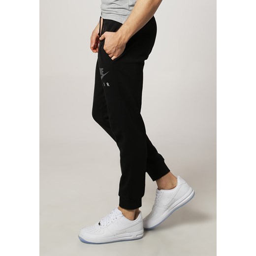 Nike Sportswear Spodnie treningowe black/dark grey zalando czarny elastyczne