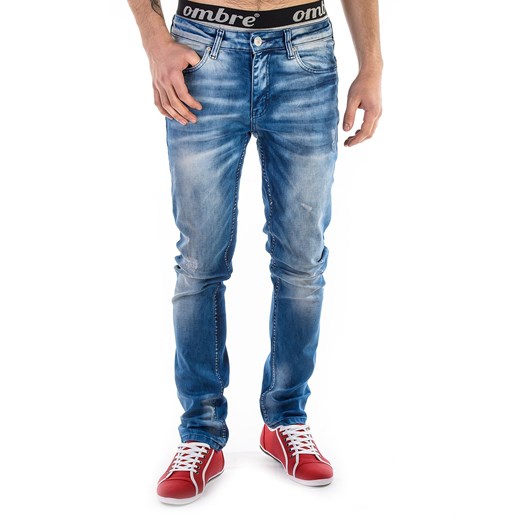 Spodnie P94 - JEANSOWE ombre szary jeans