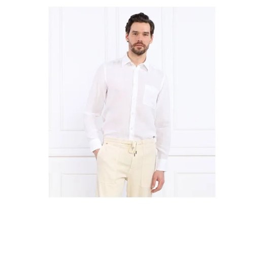 BOSS ORANGE Lniana koszula Relegant_6 | Regular Fit XL okazja Gomez Fashion Store