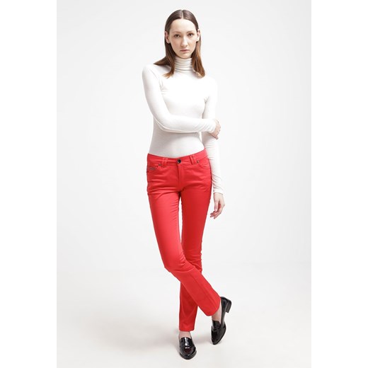 Morgan Spodnie materiałowe rouge zalando czerwony kolorowe