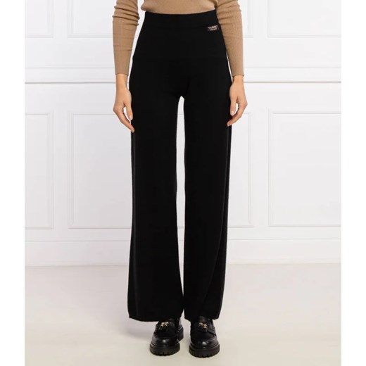 TWINSET Wełniane spodnie | Straight fit | z dodatkiem kaszmiru Twinset M wyprzedaż Gomez Fashion Store
