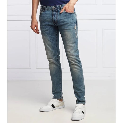 Armani Exchange Jeansy j14 | Skinny fit Armani Exchange 36/34 promocyjna cena Gomez Fashion Store
