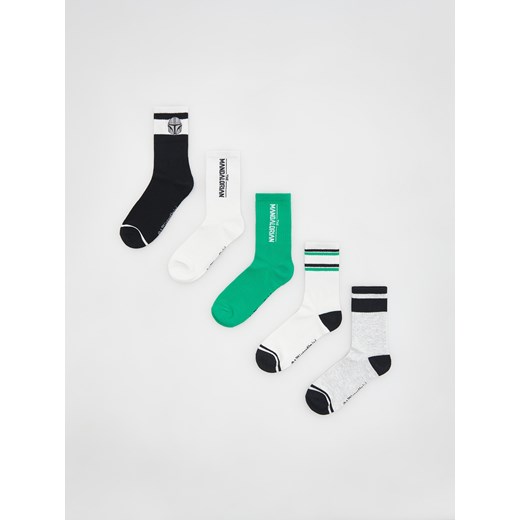 Reserved - Skarpety Star Wars 5 pack - Biały Reserved 28/30 Reserved wyprzedaż