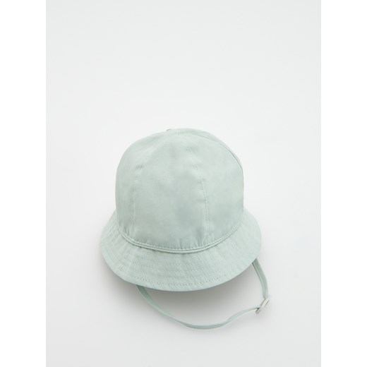 Reserved - Bawełniany kapelusz z regulacją - jasnozielony ze sklepu Reserved w kategorii Czapki dziecięce - zdjęcie 156716068