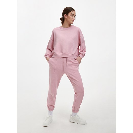 Reserved - Dzianinowa bluza oversize - Różowy Reserved M Reserved