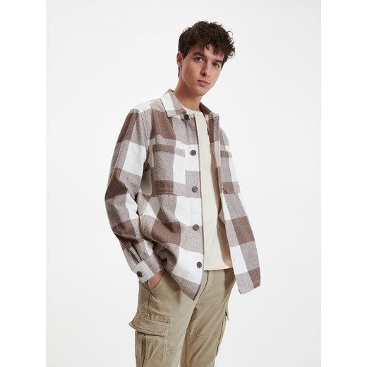 Reserved - Koszula w kratę oversize - Wielobarwny Reserved M Reserved
