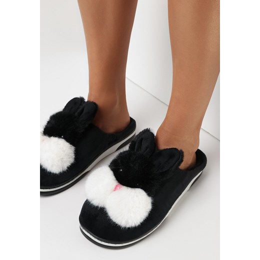 Czarne Kapcie Chlorythia 38-39 promocyjna cena born2be.pl
