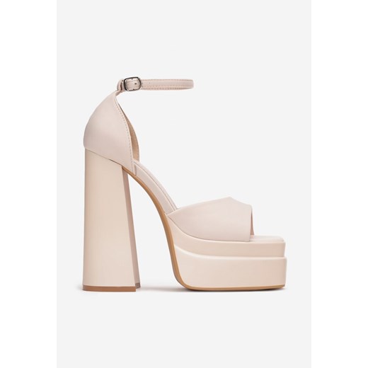 Beżowe Sandały Calyllis 41 okazyjna cena born2be.pl
