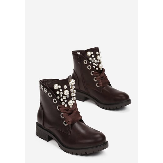 Born2be botki płaskie na zamek 