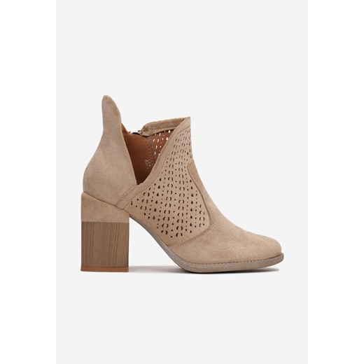 Botki Born2be beżowe 