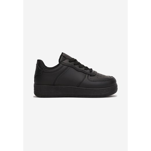 Czarne Buty Sportowe Sznurowane Lucielle ze sklepu born2be.pl w kategorii Buty sportowe dziecięce - zdjęcie 156747605