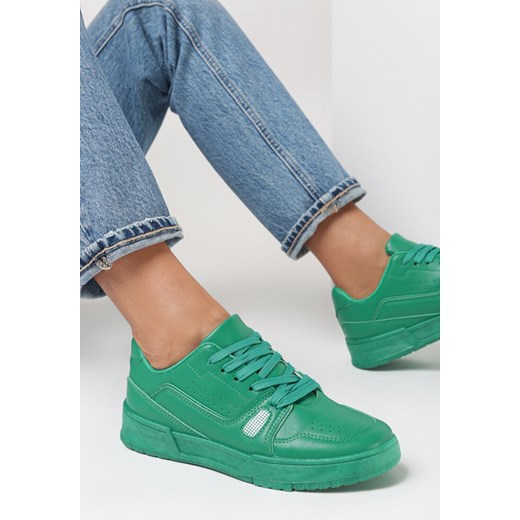 Zielone Buty Sportowe Sznurowane Iomare 38 promocyjna cena born2be.pl