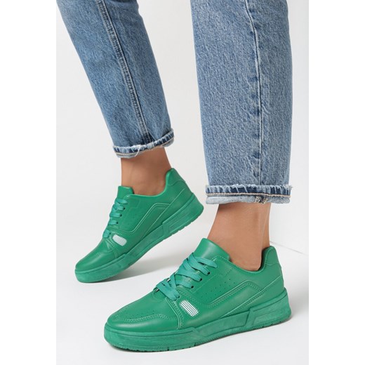 Zielone Buty Sportowe Sznurowane Iomare 40 wyprzedaż born2be.pl