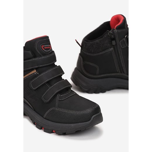 Czarne Traperki na Rzepy Isset 36 okazyjna cena born2be.pl