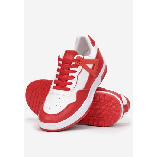 Buty sportowe damskie Born2be sneakersy na płaskiej podeszwie sznurowane