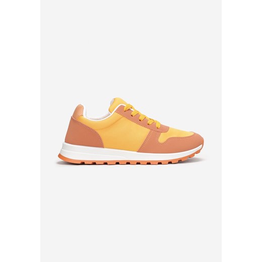 Buty sportowe damskie Born2be sneakersy sznurowane płaskie