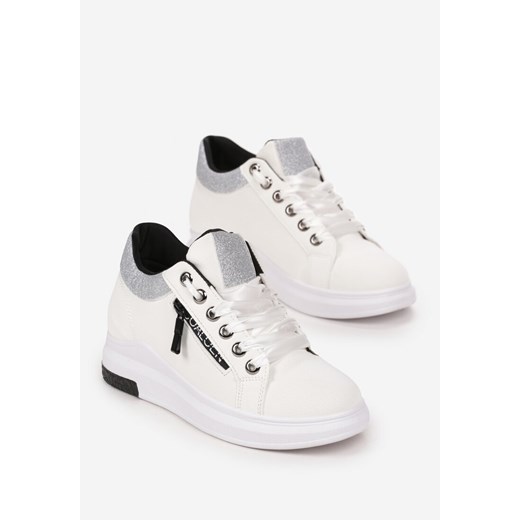 Born2be buty sportowe damskie sneakersy na koturnie