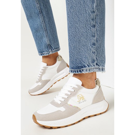 Buty sportowe damskie Born2be sneakersy sznurowane