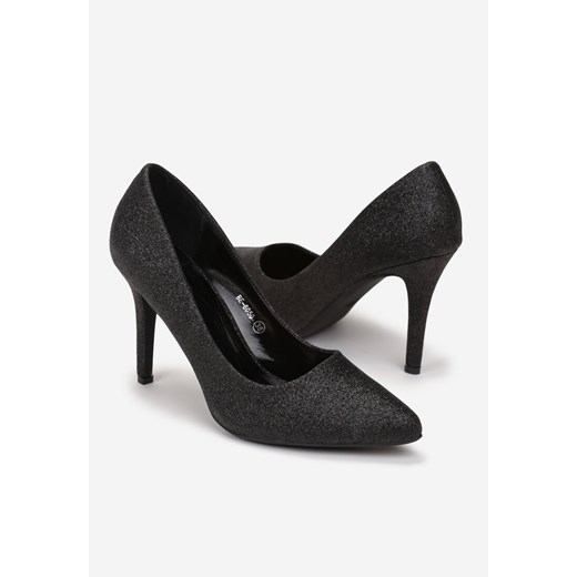 Czółenka Born2be na wysokim obcasie ze szpiczastym noskiem 