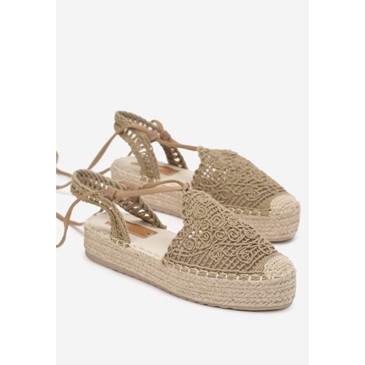 Espadryle damskie Born2be na platformie 