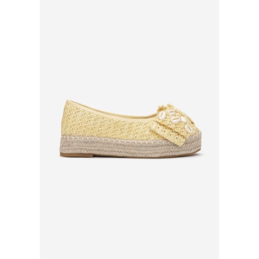 Żółte Espadryle Manore 36 promocja born2be.pl