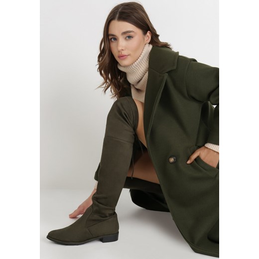 Zielone Kozaki Lady In Grey 39 okazja born2be.pl
