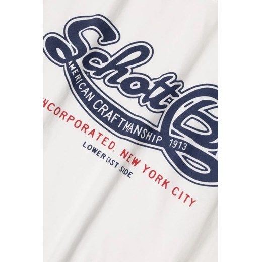 SCHOTT T-shirt - Biały - Mężczyzna - 3XL(3XL) Schott M (M) okazja Halfprice