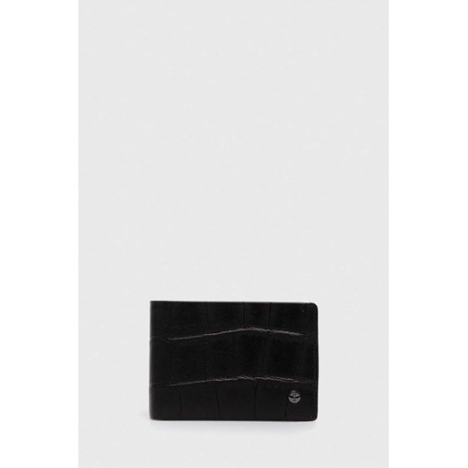 Joop! portfel skórzany męski kolor czarny ze sklepu ANSWEAR.com w kategorii Portfele męskie - zdjęcie 156837308