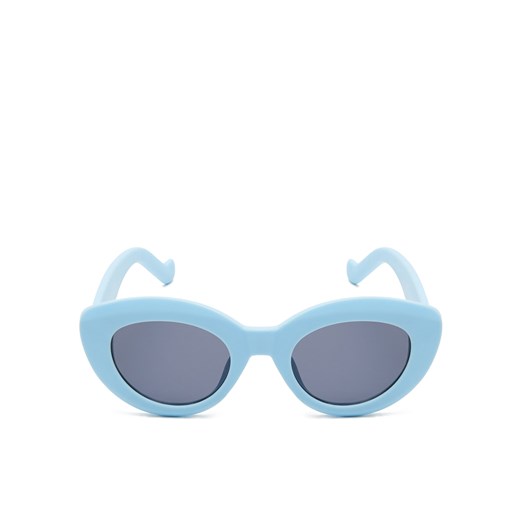 Cropp - Okulary przeciwsloneczne w stylu cat eye - niebieski ze sklepu Cropp w kategorii Okulary przeciwsłoneczne damskie - zdjęcie 156855408