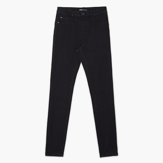 Cropp - Czarne jeansy push up - czarny ze sklepu Cropp w kategorii Jeansy damskie - zdjęcie 156855866