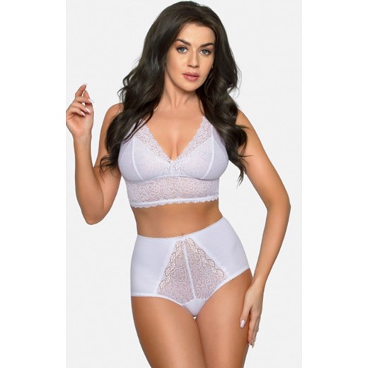 Wysokie bawełniane figi damskie w kolorze białym 185, Kolor biały, Rozmiar M, Babell ze sklepu Intymna w kategorii Majtki damskie - zdjęcie 156885166