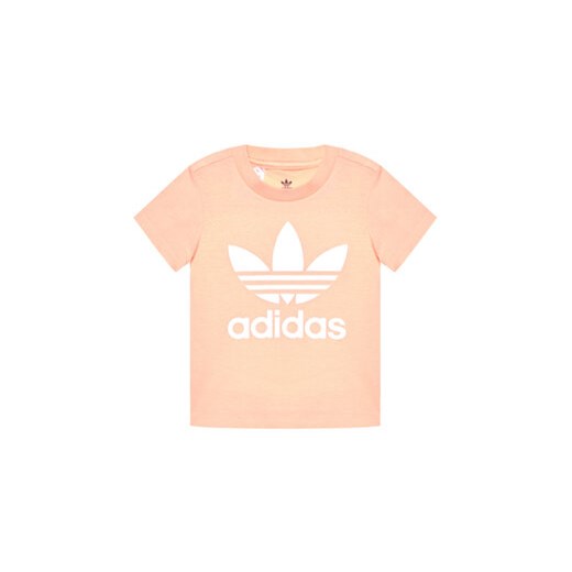 adidas T-Shirt Trefoil GN8176 Różowy Standart Fit 9_12M MODIVO