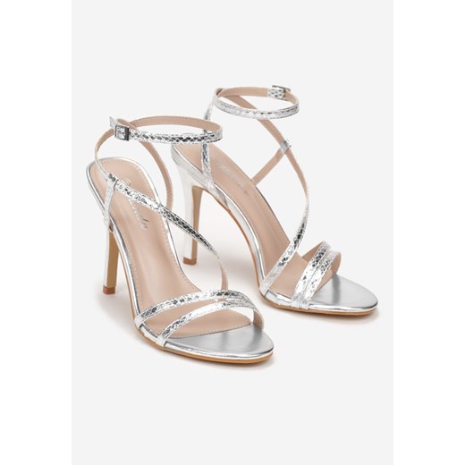 Sandały damskie Born2be na szpilce 