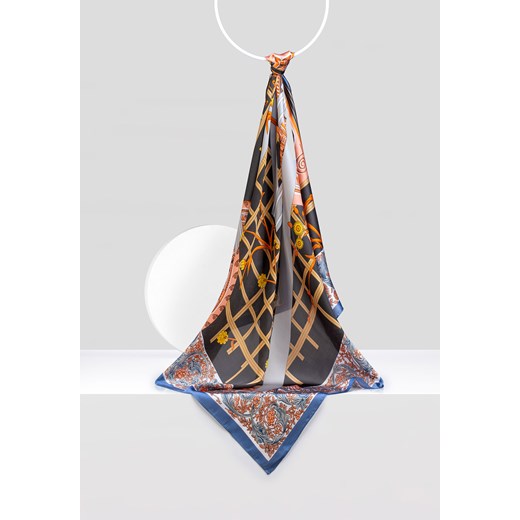 Kolorowy szal w abstrakcyjny wzór ze sklepu Molton w kategorii Szaliki i chusty damskie - zdjęcie 156890899