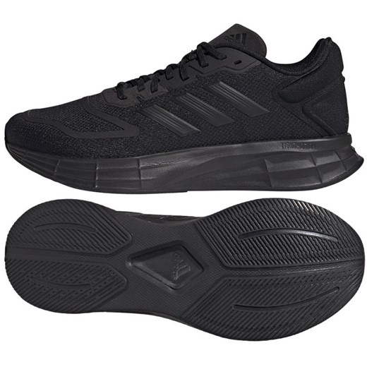 Buty do biegania adidas Duramo 10 M GW8342 czarne ze sklepu ButyModne.pl w kategorii Buty sportowe męskie - zdjęcie 156893186