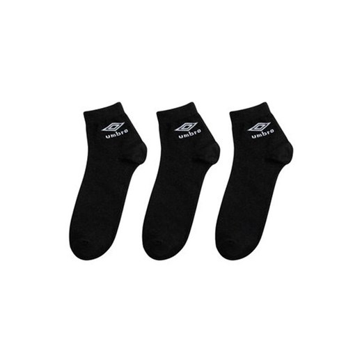 Umbro 3-pack klasyczne czarne skarpetki Quarter, Kolor czarny, Rozmiar 35-38, Umbro ze sklepu Primodo w kategorii Skarpetki damskie - zdjęcie 156894866
