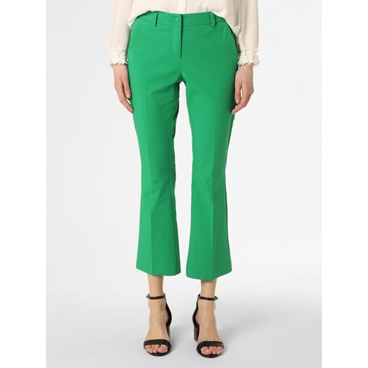 Cambio Spodnie Kobiety Bawełna zielony jednolity ze sklepu vangraaf w kategorii Spodnie damskie - zdjęcie 156900588